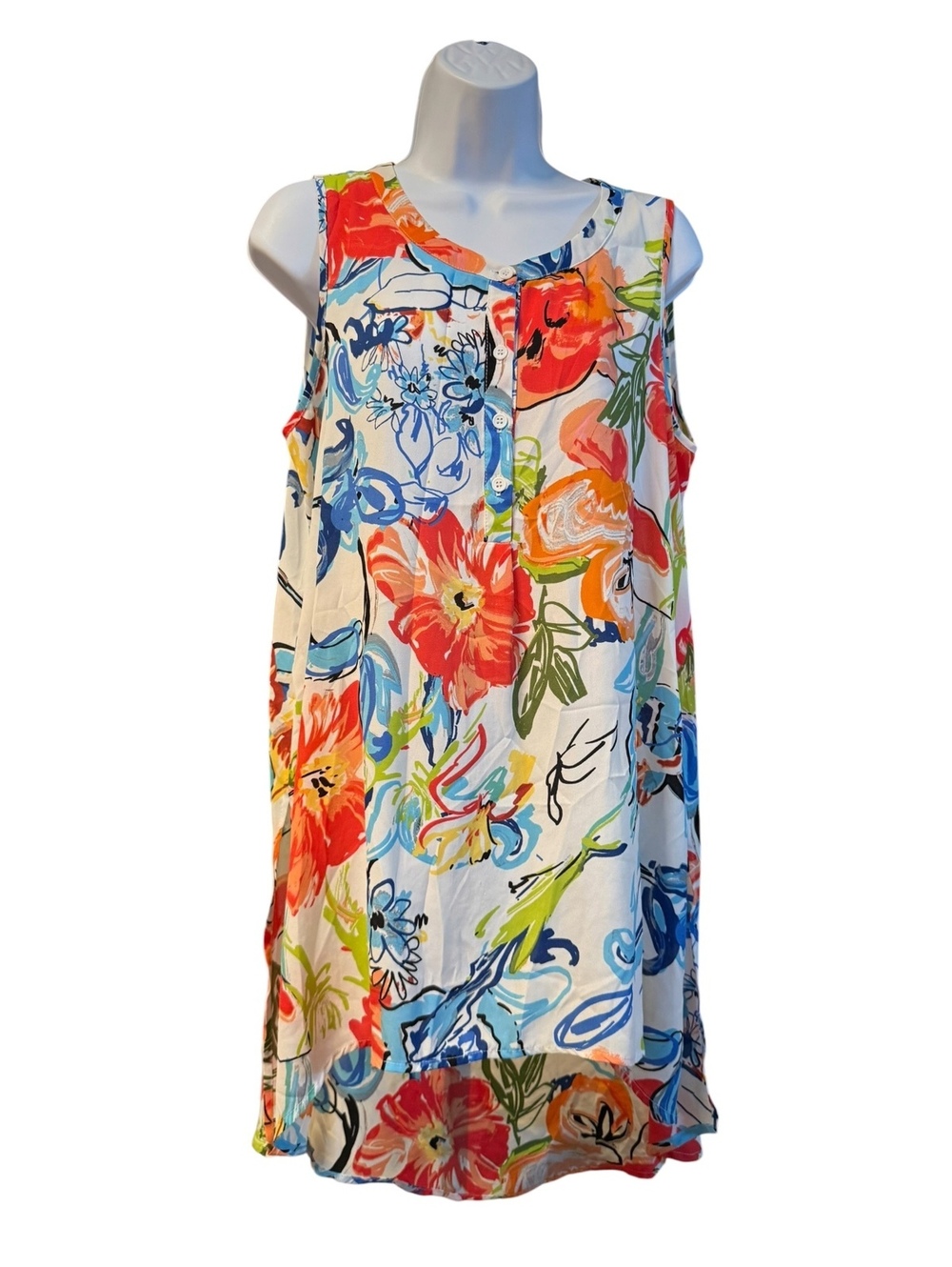 Spense Light & Breezy Floral Sleeveless Dress